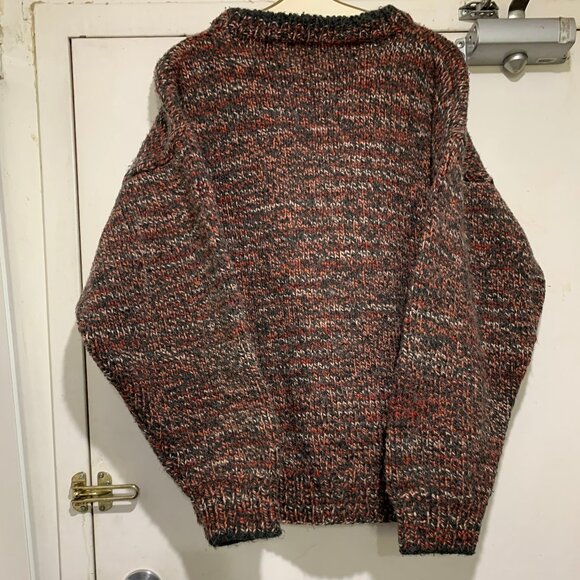 HANDMADE KNITTED CHUNKY WOOL SWEATERS SIZE L/XL - Picture 10 of 10